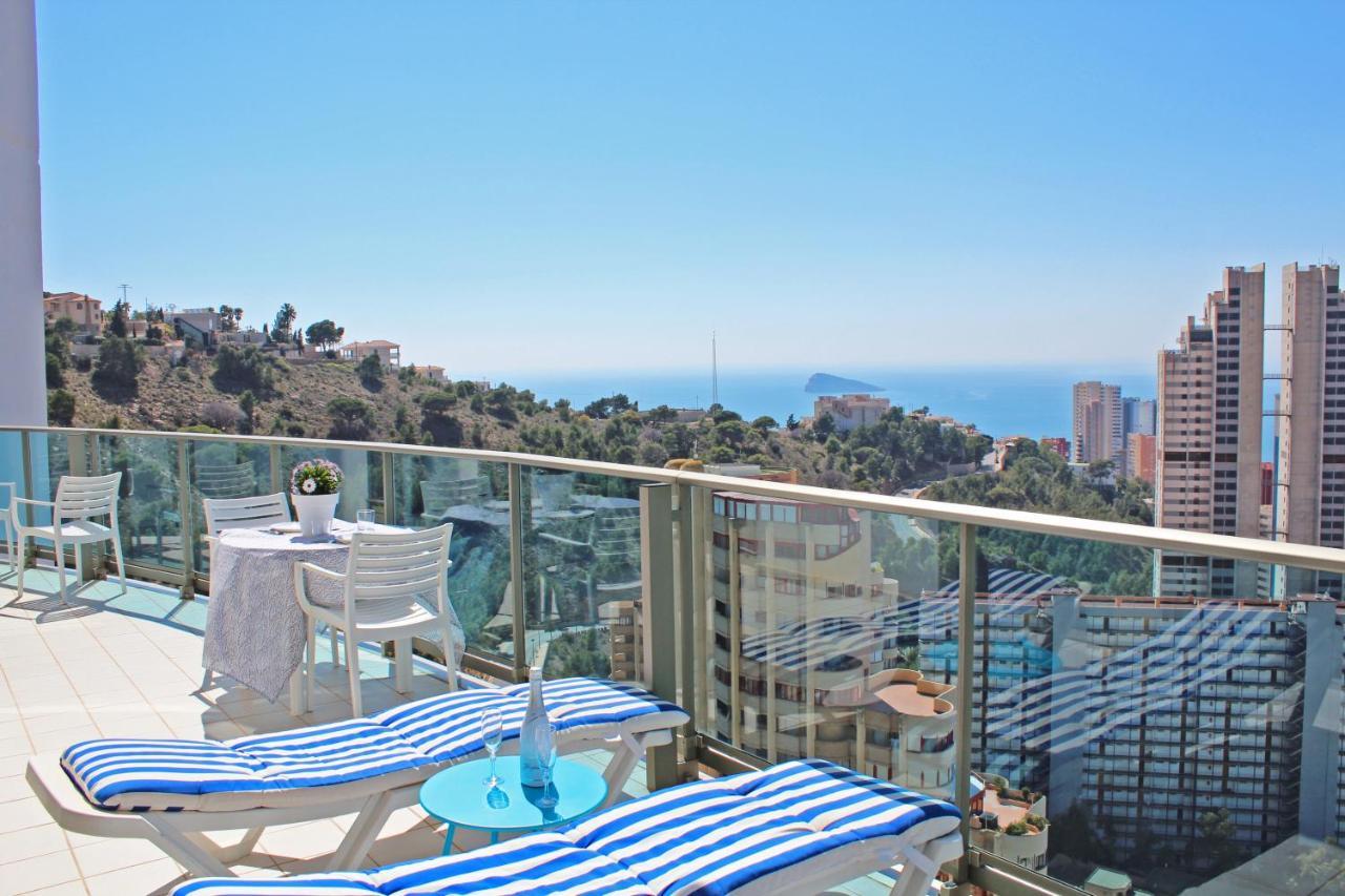 בנידורם Skyline 20 Apartamento De Lujo Con Terraza Privada Y Vistas Al Mar מראה חיצוני תמונה